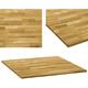 Nova - Tableau de bois massif en chêne carré 23 mm taille variée Dessus de table Bois de chêne