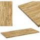 Nova - Planifiez la table en bois massif d'épaisseur de chêne de 44 mm différentes tailles Dessus