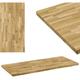 Nova - Planifiez la table en bois massif d'épaisseur de chêne de 44 mm différentes tailles Dessus