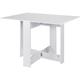 Table de cuisine pliable / Table de salle à manger / Table extensible / 103x76x73,4cm Blanc - Aqrau