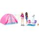 Barbie Puppen Accessoires-Set Abenteuer zu zweit, Camping Zelt, mit 2 & Zubehör bunt Kinder Ab 3-5 Jahren Altersempfehlung