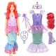 Costume de Cosplay de sirène Ariel pour filles déguisement de princesse d'été avec perruque