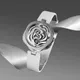 CIGA Design – montre mécanique série R pour femmes bracelet en cuir Rose danois boîtier en acier
