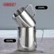 HiBREW – pichet à café moussant en acier inoxydable tasse à fleurs Pot à lait Cappuccino expresso
