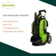 Greenworks – nettoyeur à pression électrique Portable G50 220V 1900W haute puissance lavage à