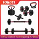 TOKUYI – ensemble d'haltères réglables 15KG/20KG/30KG Fitness musculation poids support Push-up
