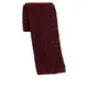 Mens M&S Collection Cravate 100 % soie à bout carré - Bourgogne