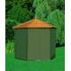 promadino Pavillon-Schutzhülle, für Holzpavillon Palma grün Pavillon-Schutzhülle Zelte Camping Schlafen Outdoor