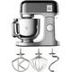 KENWOOD Küchenmaschine KMX760BC kMix Premium Edition, Black Chrome, 1000 W, 5 l Schüssel, mit 3-tlg. Pâtisserie-Set silberfarben Küchenmaschinen Haushaltsgeräte