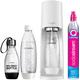 SodaStream Wassersprudler TERRA Vorteilspack, inkl. 1x CO2-Zylinder CQC, 2x 1L spülmaschinenfeste Kunststoff-Flasche und 0,5L weiß Sodastream Küchenkleingeräte Haushaltsgeräte
