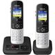 Panasonic - KX-TGH722GS, analoges Telefon ,schwarz, Anrufbeantworter