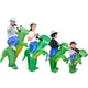 Costume de dinosaure gonflable 3D Costume de Cosplay d'halloween cheval de Cowboy pour enfants et