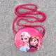 Mini sac à main Disney Elsa pour petites filles petit sac à bandoulière en peluche pour enfants