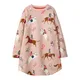 Little maven – robe à manches longues pour enfants de 2 à 7 ans frocs en coton confortables et