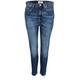 Marc O' Polo Denim Boyfriend Jeans Modell "Freja" aus Organic Cotton-Mix Damen multi/mid blue marble, Gr. 33-34, Baumwolle