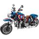 Harley Bausteine ​​Motorrad Lokomotive Modell Toy Boy Geschenk ([Medium] US-Team Halterungen [245