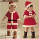 Costume Cosplay de noël pour bébé garçon et fille tenue à manches 3/4 vêtements pour enfants de 1