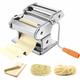 Manuelle Nudelmaschine, Pasta Maker, Pasta Walze Maschine mit Tischklemme & Kurbel, Pastamaschine