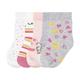 lupilu 5 Paar Baby Mädchen Socken (19-22, grau/weiß/rosa)