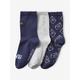 3er-Pack Socken HARRY POTTER Oeko-Tex® blau/grau Gr. 27/30