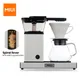 MIUI – Machine à café en céramique blanche 2-5 tasses/27oz cafetière goutte à goutte avec Carafe