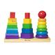 Melissa & Doug Geometrischer Stapler | Lernspielzeug | Holzspielzeug mit Formen | 2+ | Geschenk für Jungen oder Mädchen