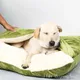 Sac de couchage pour animaux domestiques niche pour chiens chaud amovible lavable lit pour