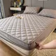 Drap de lit Double matelassé épais brodé couvre-lit élastique couvre-lit couvre-matelas 180x200