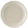 Tuxton SEA-112 11 1/4" Round Seabreeze Plate - Ceramic, American White/Eggshell
