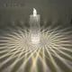 Bougie LED diamant en acrylique sans flamme lampe de nuit décoration de Table à manger pour la
