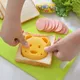 Mini couteau à pain dessin animé coupe-Sandwich pour enfants moule de cuisson à déjeuner Bento