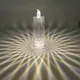 Bougie LED diamant en acrylique sans flamme lampe de nuit décoration de Table à manger pour la