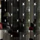 Rideau de fenêtre noir 3 perles rideau de cristal diviseur de chaîne décorative rideaux modernes