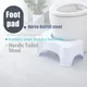 Tabouret de toilette Portable meuble de salle de bain meuble de toilette