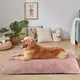 Coussin de couchage en molleton doux pour animaux de compagnie niche pour chiens et chats doux