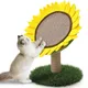 Planche à gratter chat tournesol arbre à chat broyeur de griffes jouets Post avec Sisal activité