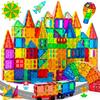 120Pcs Magnet Tiles Magnetic 3D Building Blocks Set Educational Construction Toys for 3+ Year Kids with Stronger Magnets