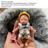 Reborn Doll/simulation Doll/handmade Doll/mini Reborn Baby/baby Silicone Doll (free Accessories With Random Color)