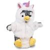 DolliBu Penguin Unicorn Plush Stuffed Animal Hand Puppet Toy - 8.5 inches