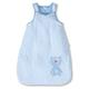 Sanetta Unisex - Baby Schlafanzug (Einteiler), gestreift 161765, Gr. 80 cm (2), Blau (5225)