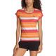 PUMA Damen T-Shirt Core Striped Tee, hibiscus, XL, 823950 14