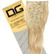 Dream Girl 18 inch Colour 16/613 Clip On Hair Extensions