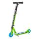 Kettler Scooter Zero 6 Greenatic – klappbarer Cityroller mit Kick-Fußbremse und sportlichem Design – höhenverstellbarer Kinderroller aus Aluminium – auch für Erwachsene – grün, schwarz & blau