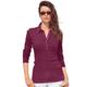 Casual Looks Langarm-Poloshirt Poloshirt, (1 tlg.) rot Damen Jersey Shirts Sweatshirts
