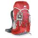 Marsupio® TOBA 30L Trekking Rucksack (30 Liter Reise Camping Hiking Rucksack Pfeife Regencover + LED Plus), Farbe:Red;Größe:30 L