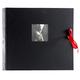 Goldbuch Spiralalbum mit Fensterausschnitt, Dream, 35 x 30 cm, 40 schwarze Seiten, Leinen, Schwarz, 25555