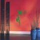 INDIGOS UG 4051095113690 Wandtattoo/Wandaufkleber - f4 Abstraktes Design/filigranes Pflanzentribal mit schöner Blüte und Kreisen - Vinyl, grün, 96 x 58 x 1 cm