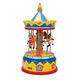 Spieluhr „Karussell Pferde“ aus bunt lackiertem Holz, spielt die zauberhafte Melodie "Camelot", traumhafte Dekoration für das Baby- und Kinderzimmer