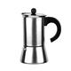Ibili Indubasic Espressokocher aus rostfreiem Stahl für 12 Tassen, auch für Induktion geeignet