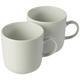 Kahla 47A180A90047C Pronto | Tasse Kaffeetassen-Set 2 teilig | weiß Becher 300 ml Set für 2 Personen rund mit Henkel Porzellan